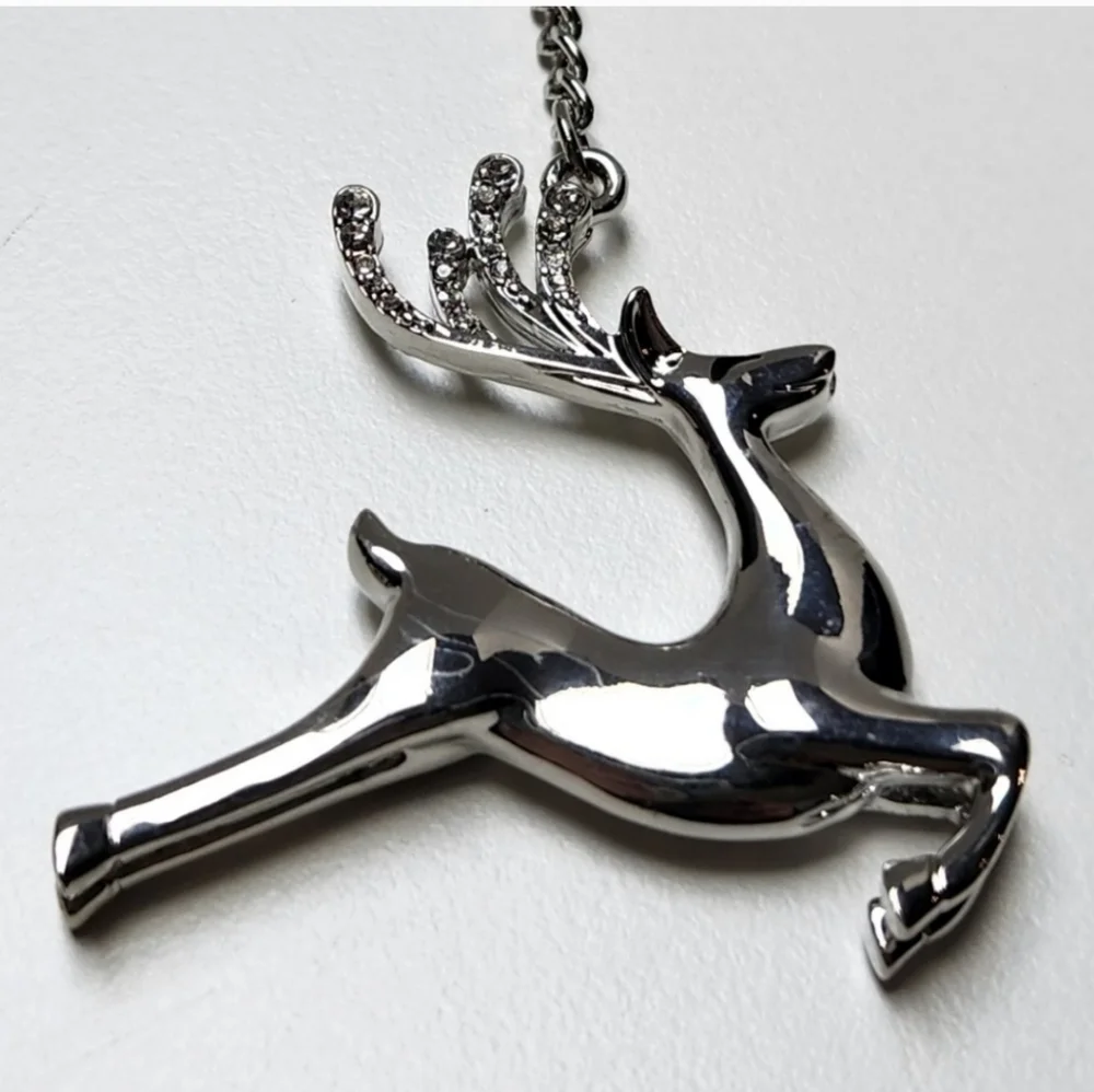 g by Gennaro Reindeer Silver Tone Keychain